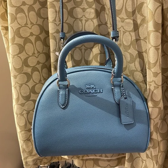 Coach Sydney Satchel 
SV/Pacific Blue - Picture 15 of 16